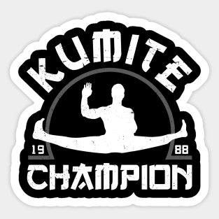 Kumite Champion 1988 Sticker